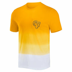 NFL Los Angeles Rams NFL x Darius Rucker Collection Dip Dye Pocket T-Shirt