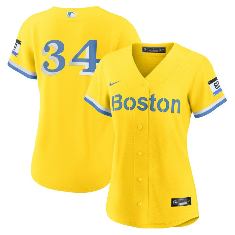 David Ortiz Boston Red Sox Women's City Connect Replica Player Jersey - Gold | Nike