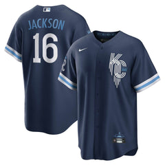 Bo Jackson Kansas City Royals City Connect Replica Player Jersey - Navy | Nike