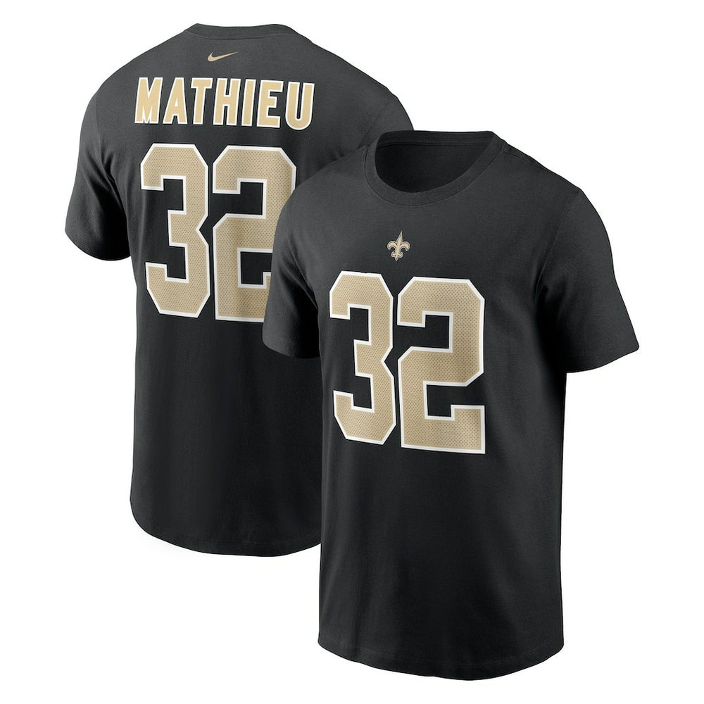 NFL New Orleans Saints Tyrann Mathieu Player Name & Number T-Shirt