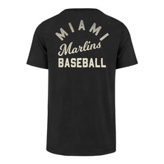 Miami Marlins Turn Back Franklin T-Shirt - Black | 47 brand