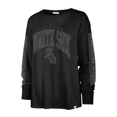 Chicago White Sox Women's Statement Long Sleeve T-Shirt - Black | 47 brand