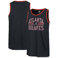 Atlanta Braves Winger Franklin Tank Top - Navy | 47 brand