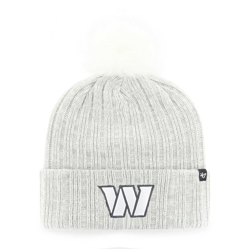 NFL Washington Commanders '47 Women's Koda Cuffed Knit Hat with Pom