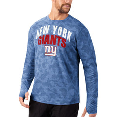 NFL New York Giants MSX by Michael Strahan Performance Camo Long Sleeve T-Shirt