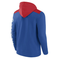 Philadelphia 76ers Skyhook Colorblock Full-Zip Hoodie - Royal/Red | Fanatics for sale