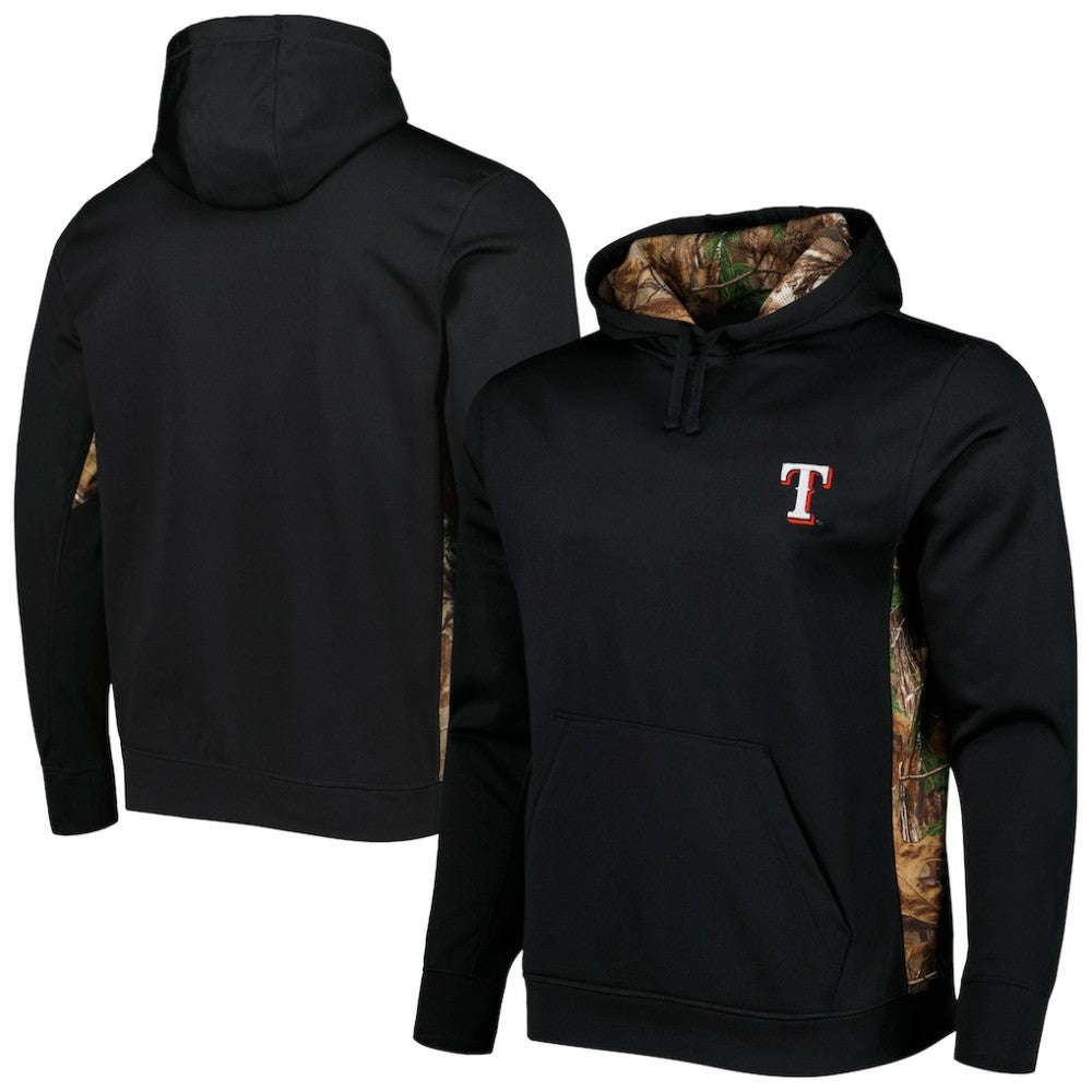 Texas Rangers Dunbrooke Ranger Pullover Hoodie - Black/Camo