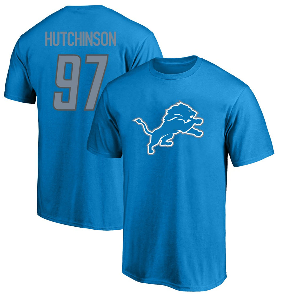 NFL Detroit Lions Aidan Hutchinson Big & Tall Player Name & Number T-Shirt