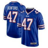NFL Buffalo Bills Christian Benford Game Jersey