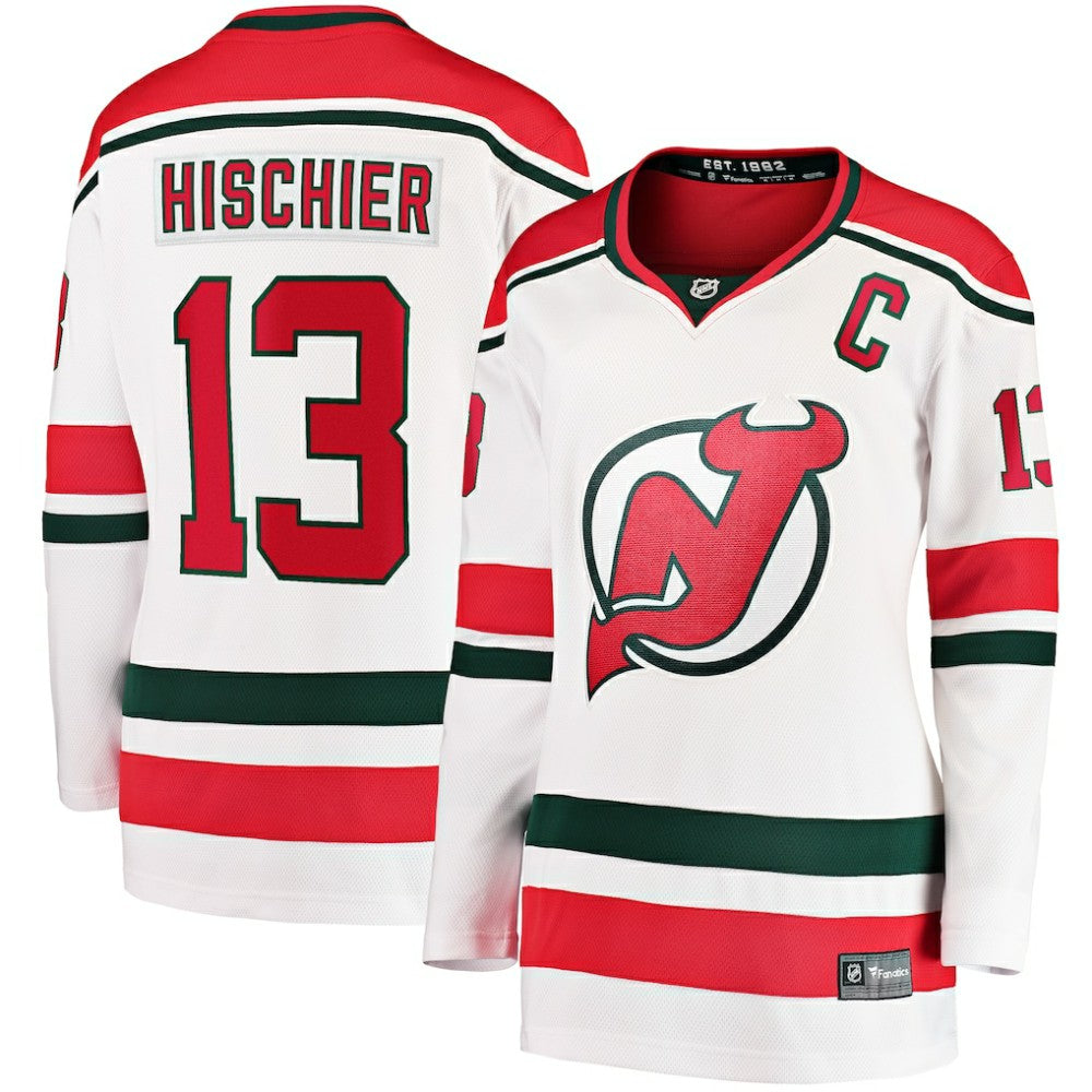 Nico Hischier New Jersey Devils Fanatics Women's Alternate Breakaway Jersey