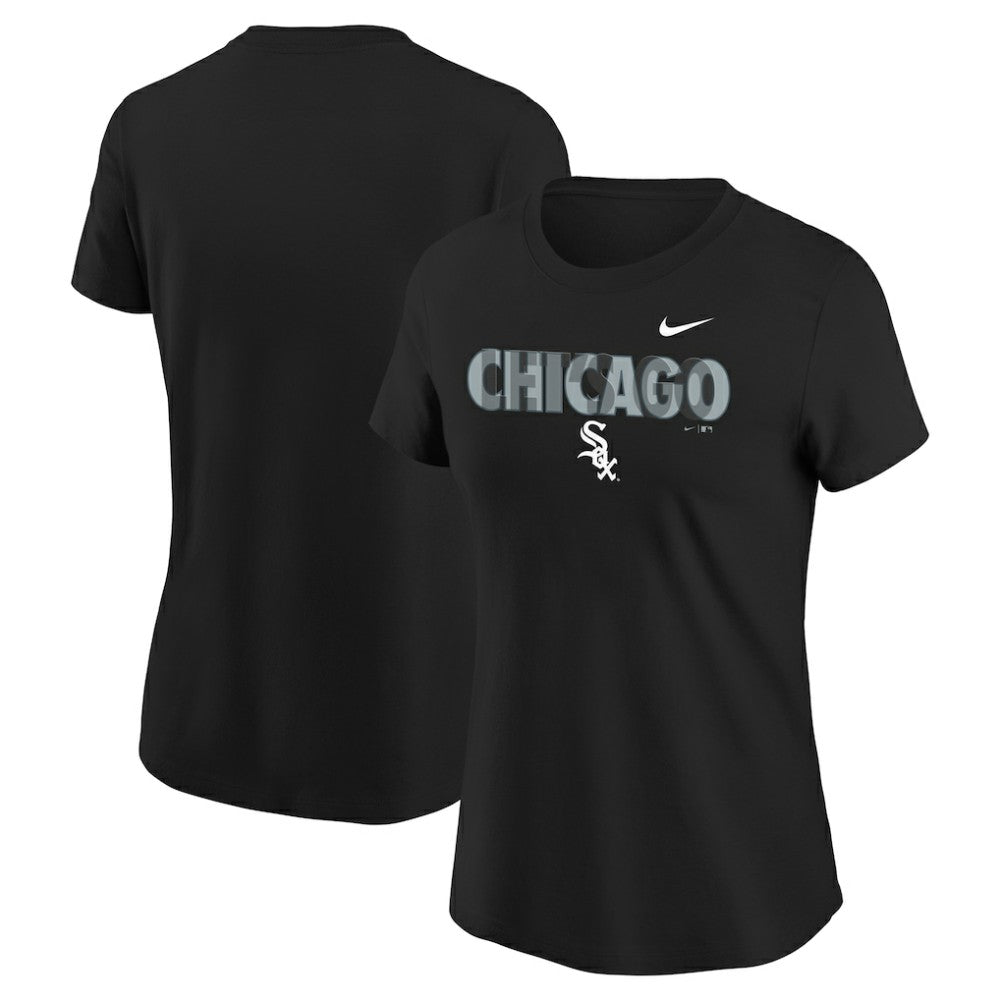 Chicago White Sox Girls Youth Let's Go T-Shirt - Black
