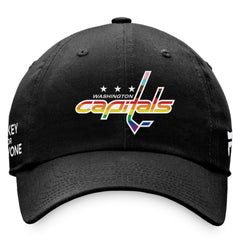 Washington Capitals Fanatics Team Logo Pride Adjustable Hat
