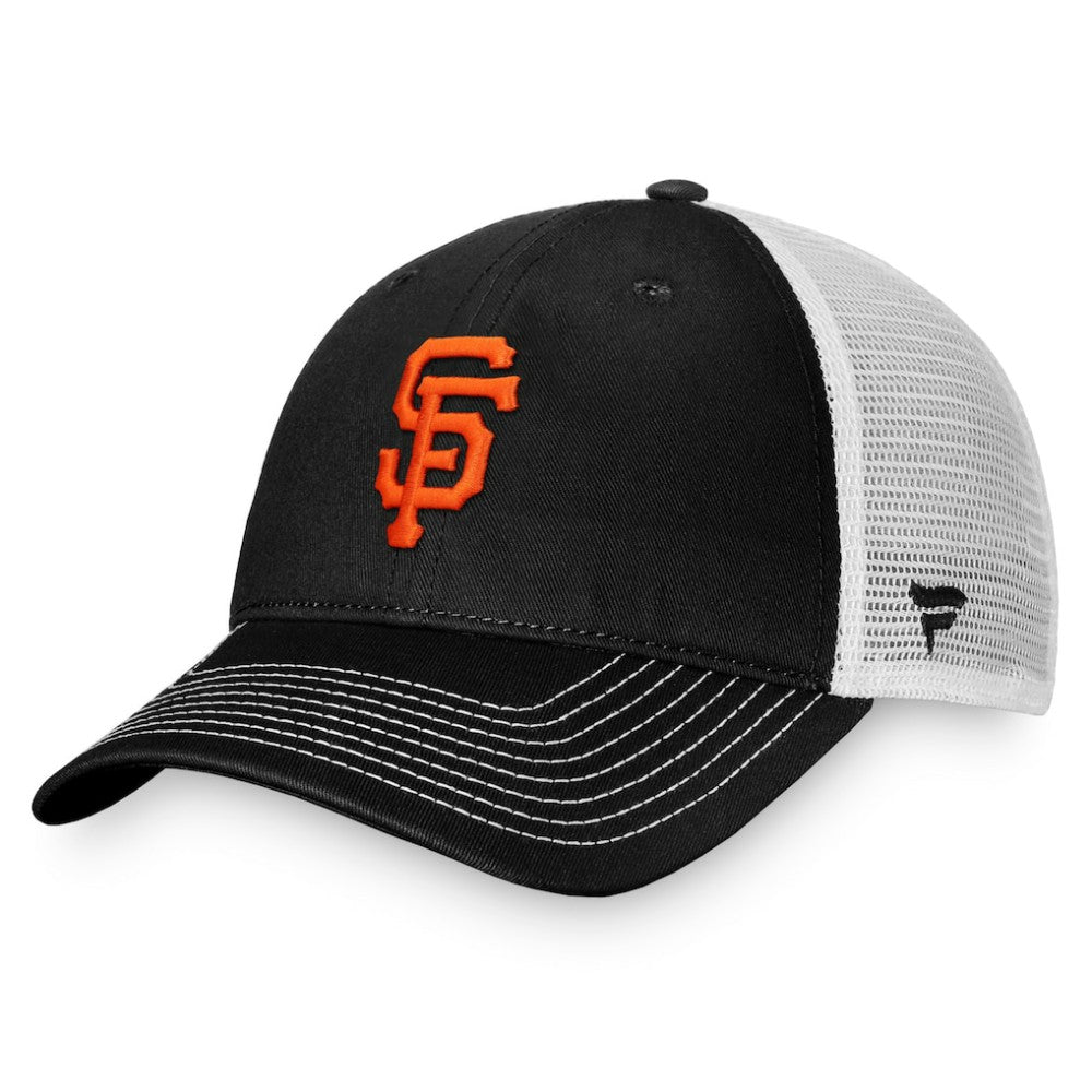 San Francisco Giants Team Core Unstructured Trucker Adjustable Hat - Black/White