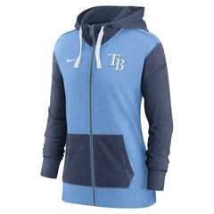 Tampa Bay Rays Women's Full-Zip Hoodie - Light Blue | Nike