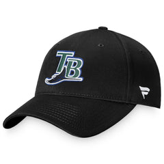 Tampa Bay Rays Cooperstown Collection Core Adjustable Hat - Black