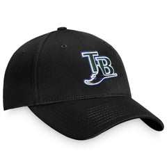 Tampa Bay Rays Cooperstown Collection Core Adjustable Hat - Black