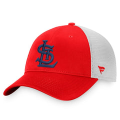 St. Louis Cardinals Cooperstown Collection Core Trucker Snapback Hat - Red/White