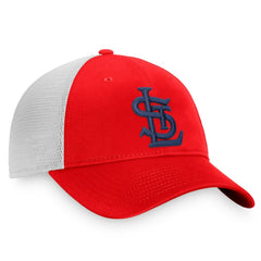 St. Louis Cardinals Cooperstown Collection Core Trucker Snapback Hat - Red/White