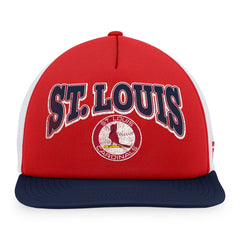 St. Louis Cardinals Heritage Foam Front Trucker Snapback Hat - Red/Navy