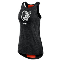 Baltimore Orioles Women's Right Mix High Neck Tank Top - Black | Nike