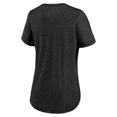 Arizona Diamondbacks Women's Rewind Arch Mix Tri-Blend T-Shirt - Heather Black | Nike