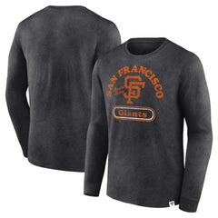 San Francisco Giants Circus Catch Long Sleeve T-Shirt - Charcoal