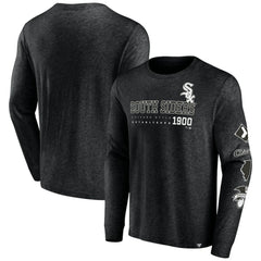 Chicago White Sox High Whip Pitcher Long Sleeve T-Shirt - Black