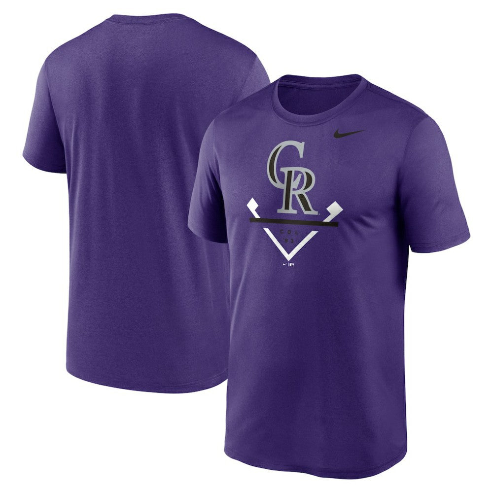 Colorado Rockies Icon Legend Dri-FIT T-Shirt - Purple | Nike