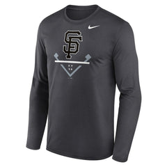 San Francisco Giants Icon Legend Performance Long Sleeve T-Shirt - Anthracite | Nike