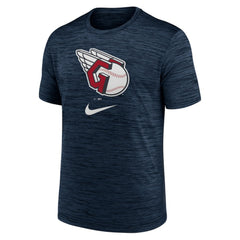 Cleveland Guardians Logo Velocity Performance T-Shirt - Navy | Nike