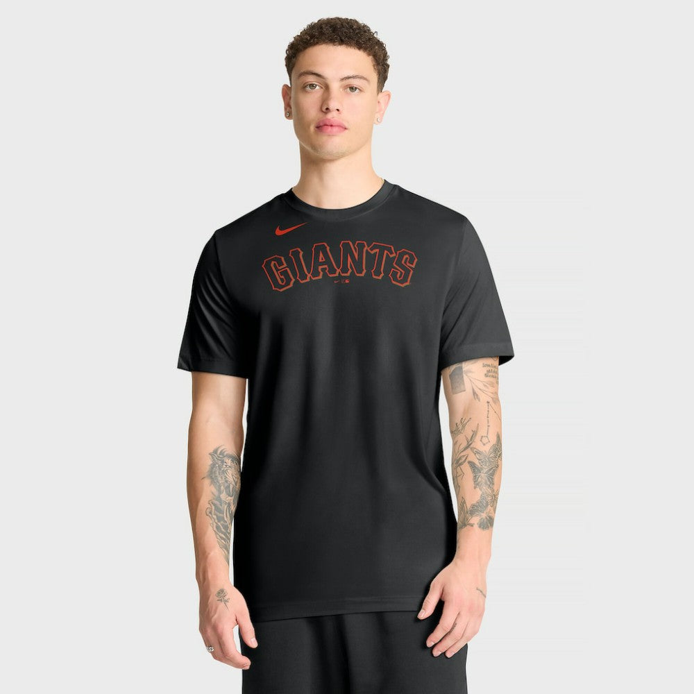 San Francisco Giants New Legend Wordmark Dri-FIT T-Shirt - Black | Nike