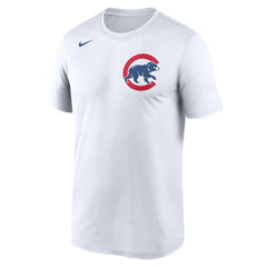 Chicago Cubs New Legend Wordmark Dri-FIT T-Shirt - White | Nike