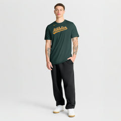 Athletics New Legend Wordmark Dri-FIT T-Shirt - Green | Nike