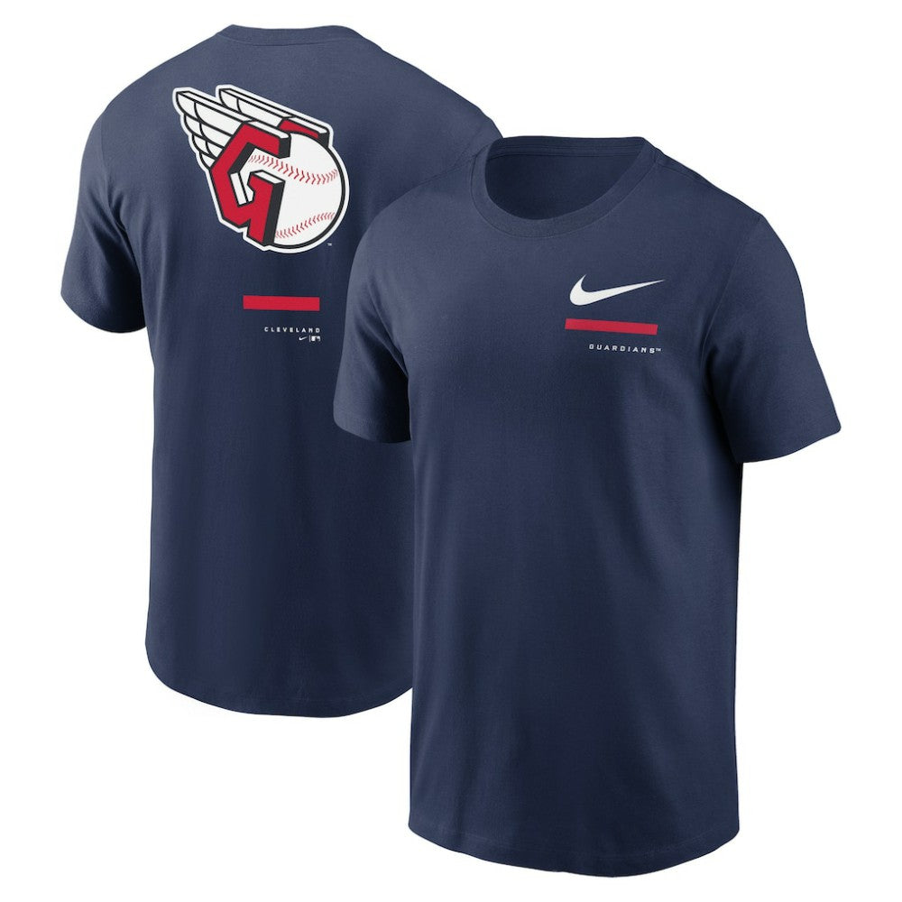 Cleveland Guardians Over the Shoulder T-Shirt - Navy | Nike