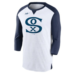 Chicago White Sox Rewind 3/4-Sleeve T-Shirt - White/Navy | Nike