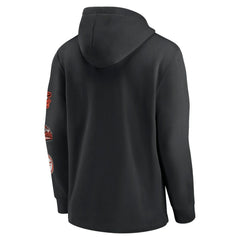 Baltimore Orioles Rewind Lefty Pullover Hoodie - Black | Nike