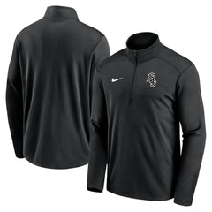 Chicago White Sox Agility Pacer Performance Half-Zip Top - Black | Nike