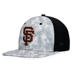 San Francisco Giants Majestic Smoke Dye Snapback Hat - Gray
