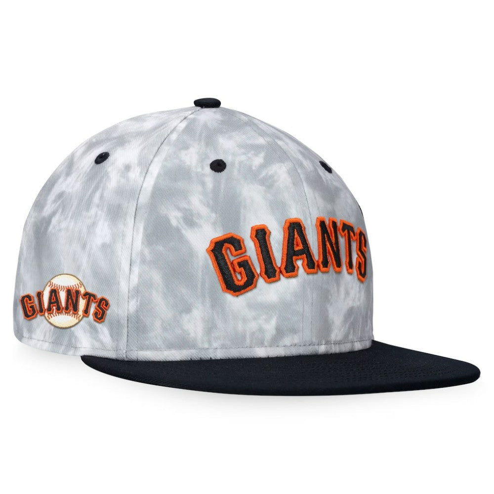 San Francisco Giants Smoke Dye Fitted Hat - Black/White