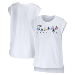 NFL Dallas Cowboys WEAR by Erin Andrews Women's Greetings From Muscle T-Shirt