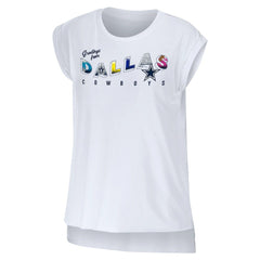 NFL Dallas Cowboys WEAR by Erin Andrews Women's Greetings From Muscle T-Shirt
