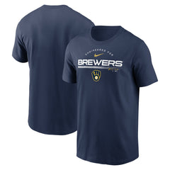 Milwaukee Brewers Team Engineered Performance T-Shirt - Navy | Nike