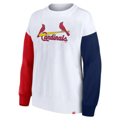 St. Louis Cardinals Women's Series Pullover Sweatshirt - White