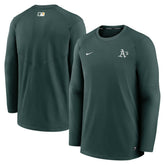 Athletics Authentic Collection Logo Performance Long Sleeve T-Shirt - Green | Nike