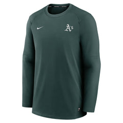 Athletics Authentic Collection Logo Performance Long Sleeve T-Shirt - Green | Nike