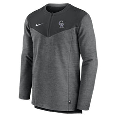 Colorado Rockies Authentic Collection Game Time Performance Half-Zip Top - Black | Nike