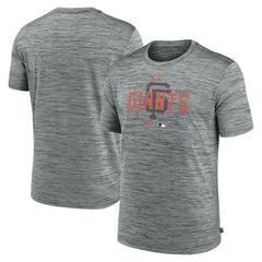 San Francisco Giants Authentic Collection Velocity Performance Practice T-Shirt - Heather Gray | Nike