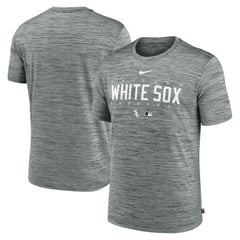 Chicago White Sox Authentic Collection Velocity Performance Practice T-Shirt - Heather Gray | Nike