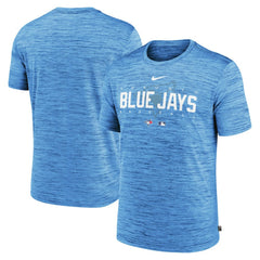 Toronto Blue Jays Authentic Collection Velocity Performance Practice T-Shirt - Powder Blue | Nike