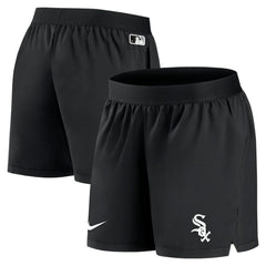 Chicago White Sox Women's Authentic Collection Team Performance Shorts - Black | Nike